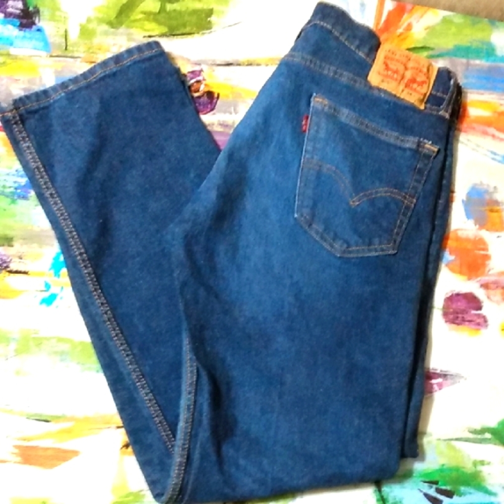 Vtg Levi's 505 Dark Rinse  Jeans 34x30